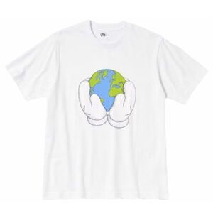 KAWS x Uniqlo Peace For All S/S Graphic T-shirt Men's Sz S